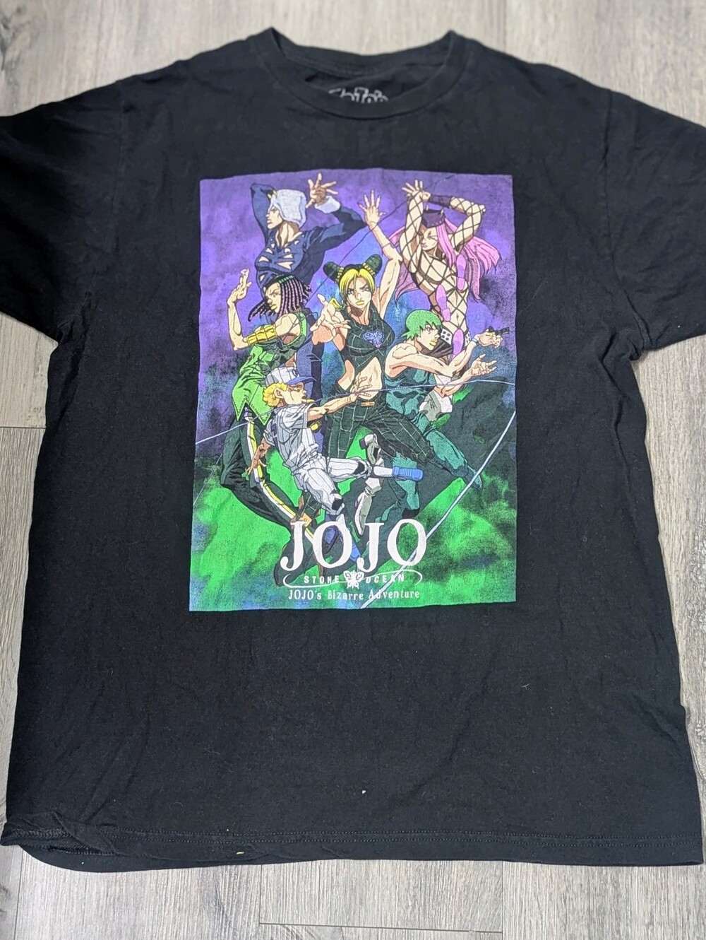 JoJo's Bizarre Adventure Black Graphic Tee